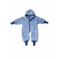 Комбинезон из шерстяного флиса Cosilana Синий меланж